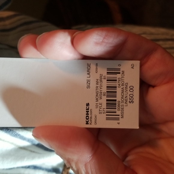 NWT Sonoma Goods for Life Linen Shirtdress - Picture 5 of 6